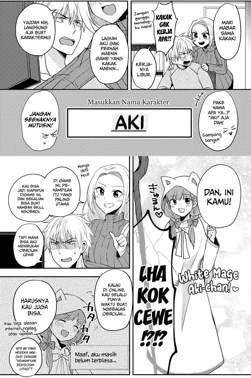 Netoge no Seibetsu wa Daitai Mitame de Damasareru chapter 2