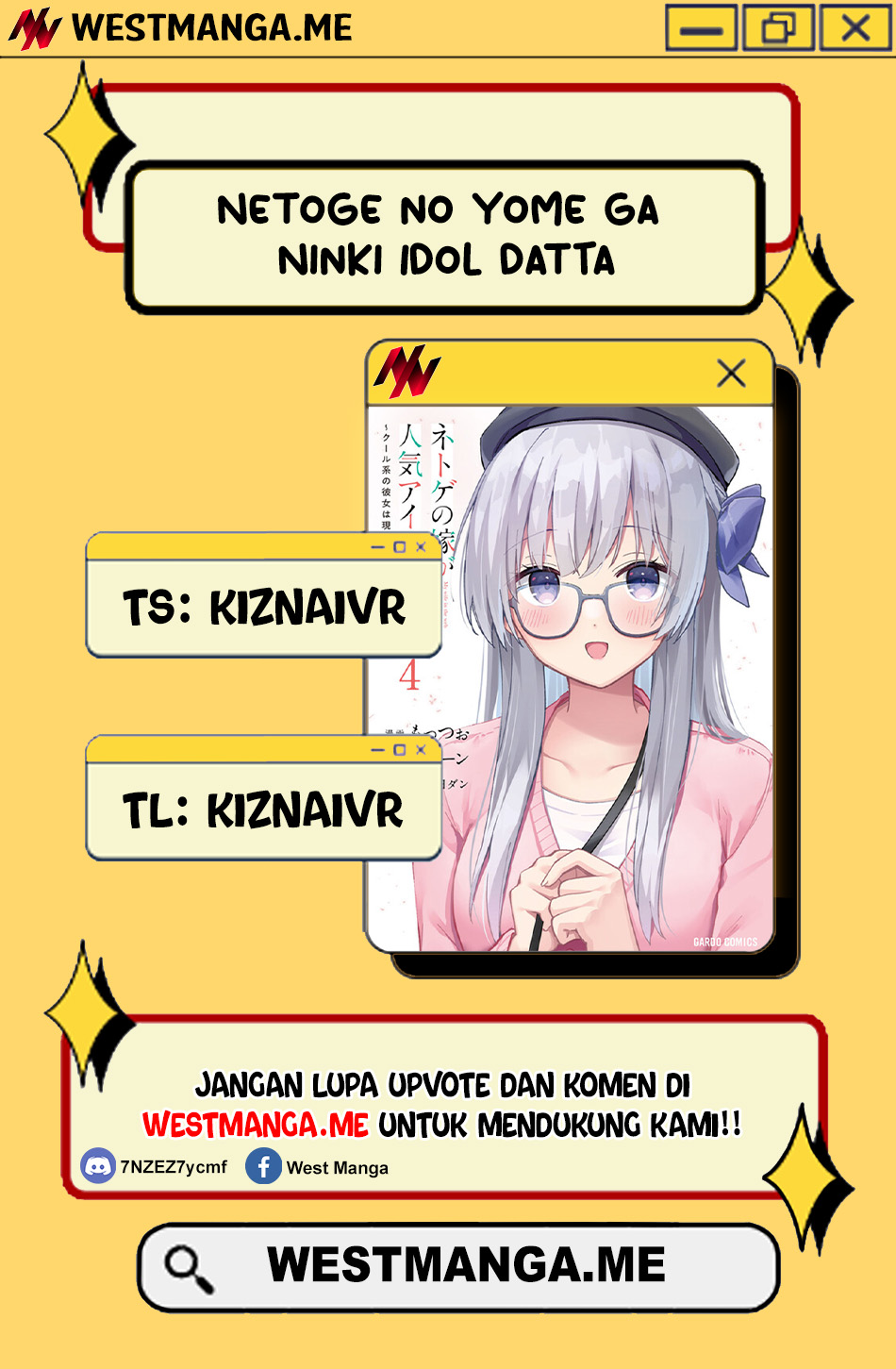 Netoge no Yome ga Ninki Idol datta Chapter 34 Bahasa Indonesia