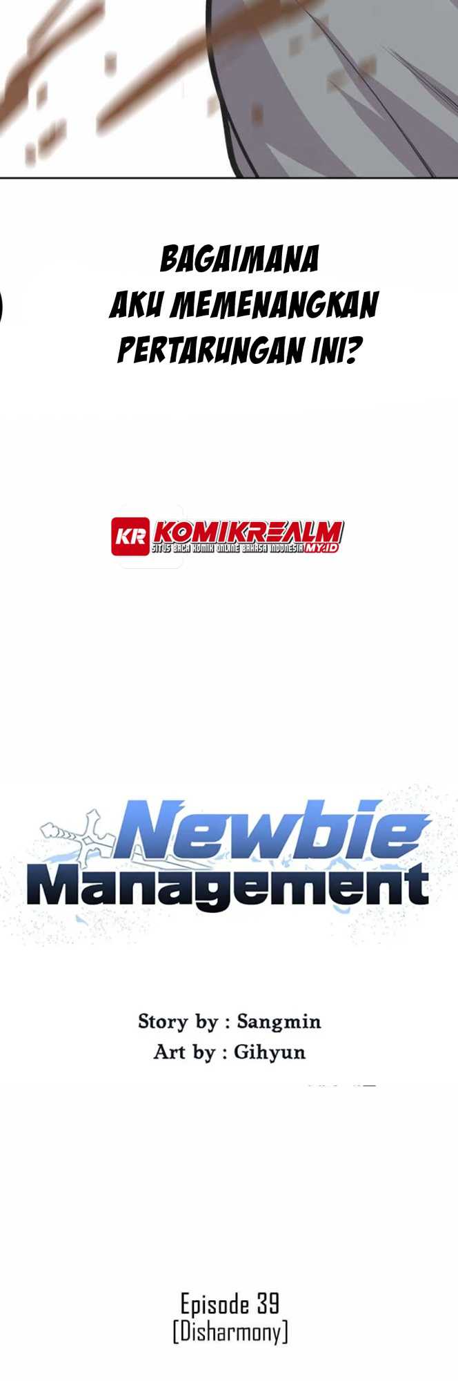Newbie Management Chapter 39 Bahasa Indonesia