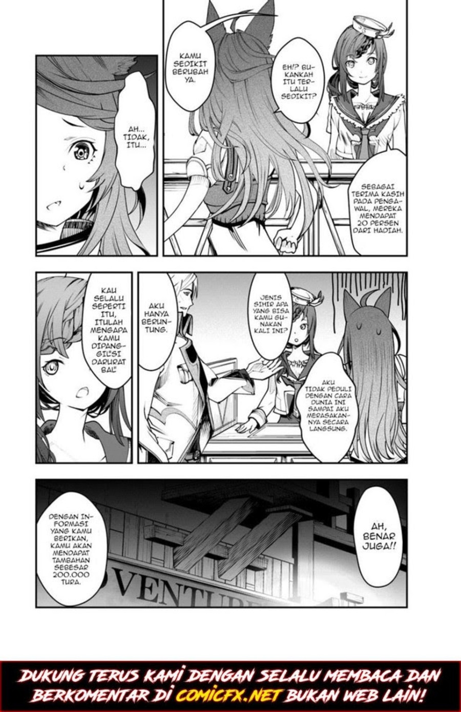 Nichijou de wa Saenai Tada no Ossan, Hontou wa Chijou Saikyo no Senshin Chapter 01.2 Bahasa Indonesia