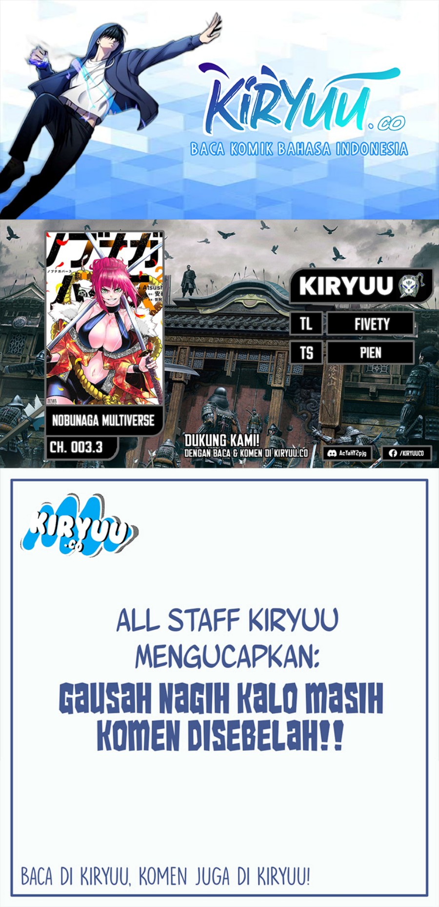 Nobunaga Multiverse Chapter 03.3 Bahasa Indonesia