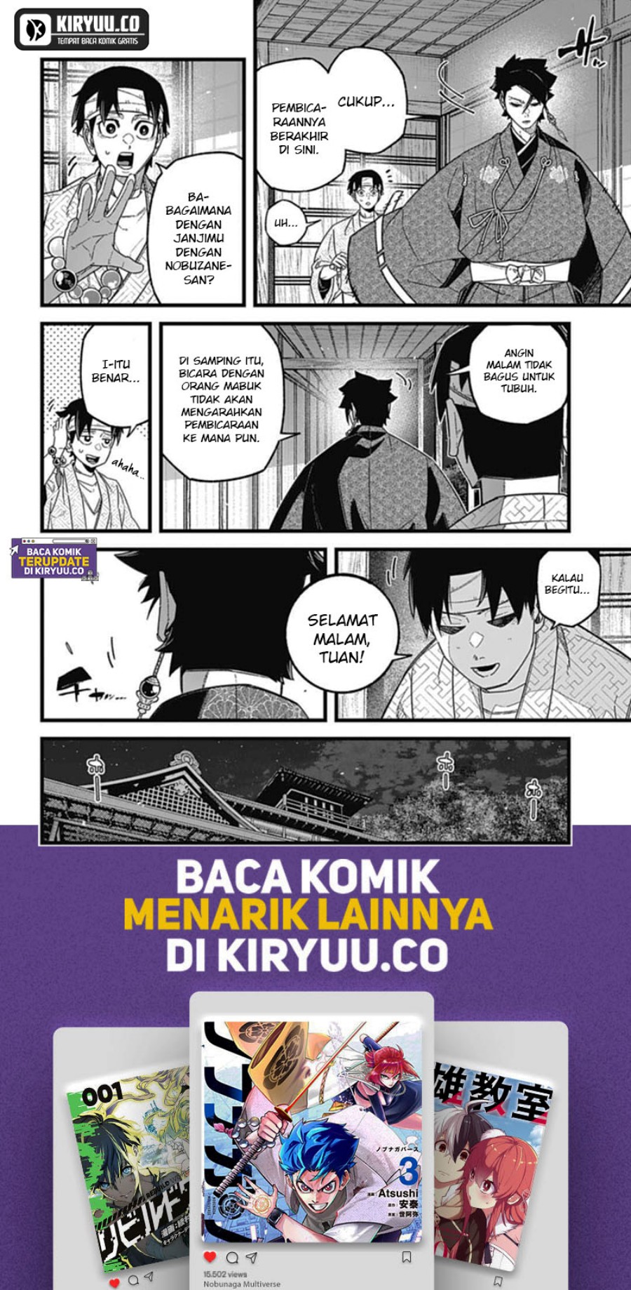 Nobunaga Multiverse Chapter 06.3 Bahasa Indonesia