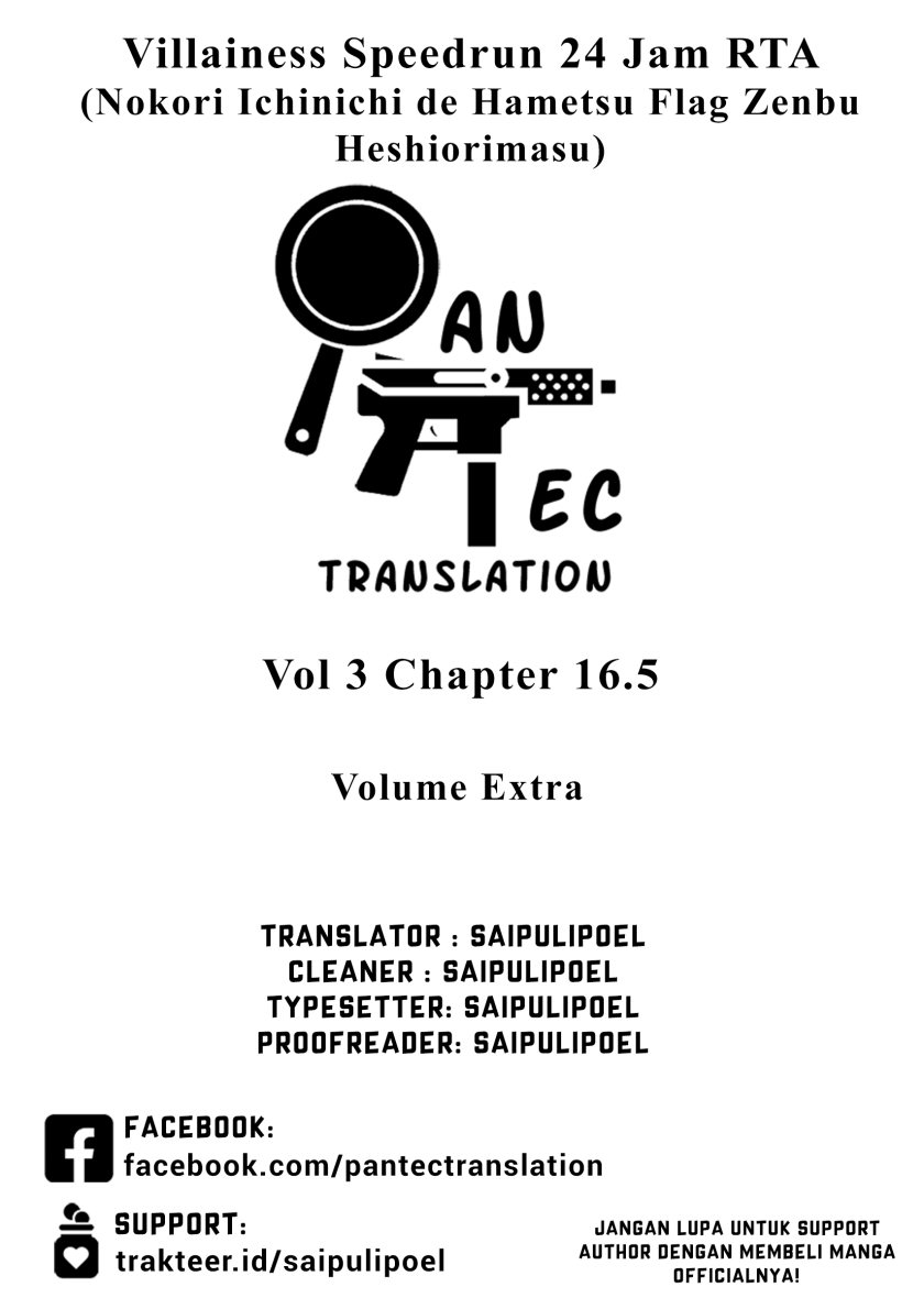 Nokori Ichinichi de Hametsu Flag Zenbu Heshiorimasu: Zamaa RTA Kiroku 24Hr chapter 16