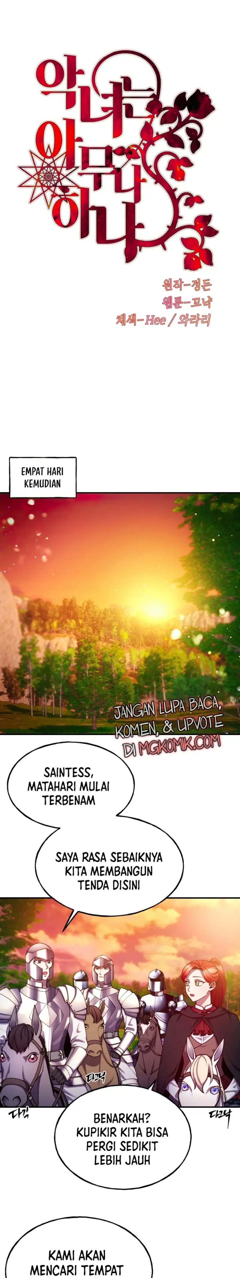 Not Just Anybody Can be An Evil Lady Chapter 97 Bahasa Indonesia