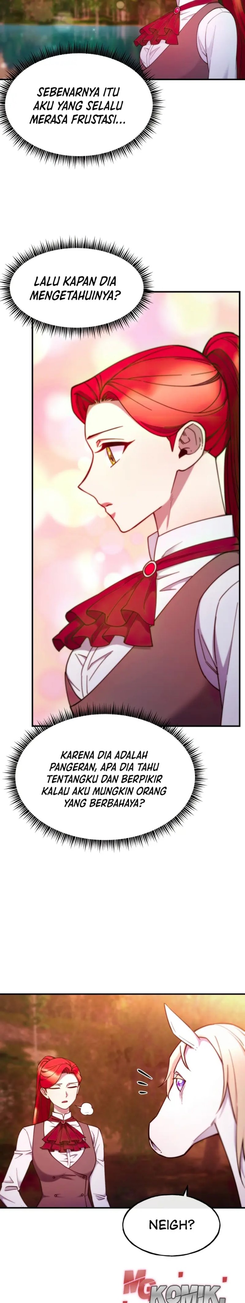 Not Just Anybody Can be An Evil Lady Chapter 97 Bahasa Indonesia