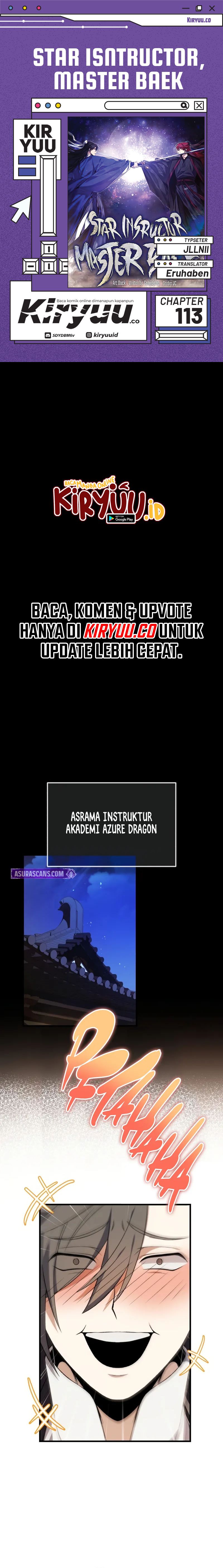 Number One Star Instructor Master Baek chapter 113