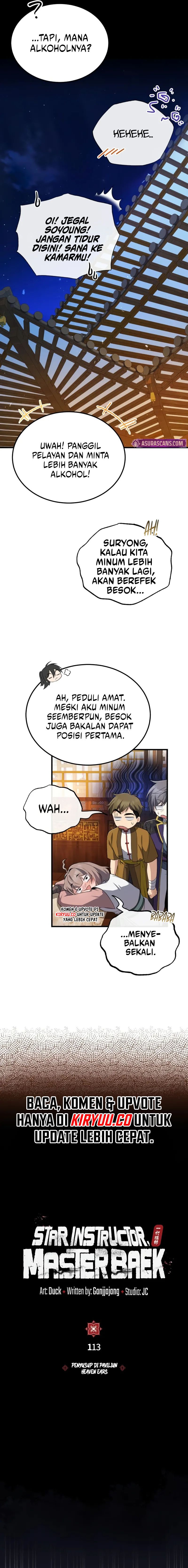 Number One Star Instructor Master Baek chapter 113