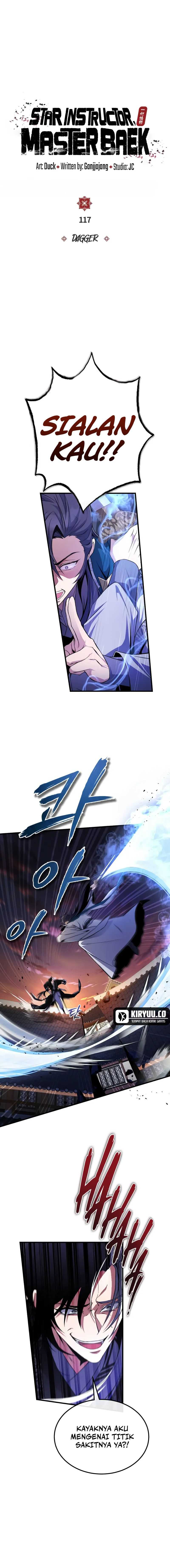 Number One Star Instructor Master Baek Chapter 117 Bahasa Indonesia