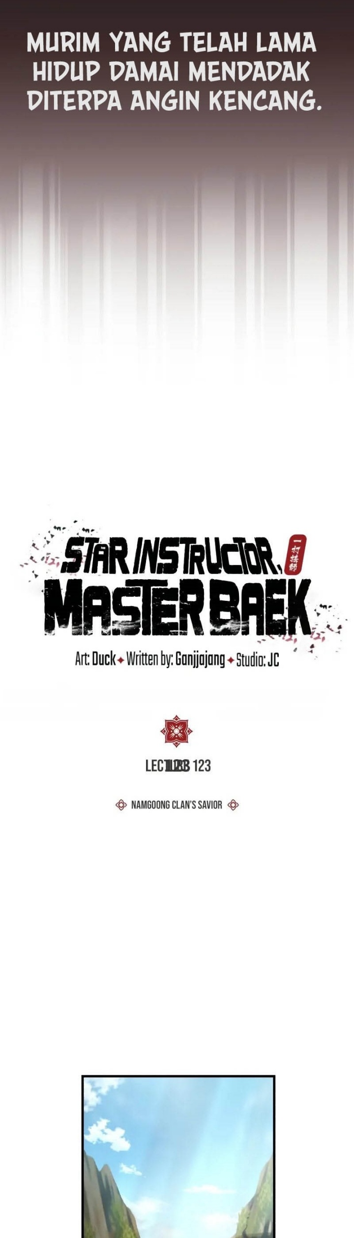 Number One Star Instructor Master Baek chapter 123