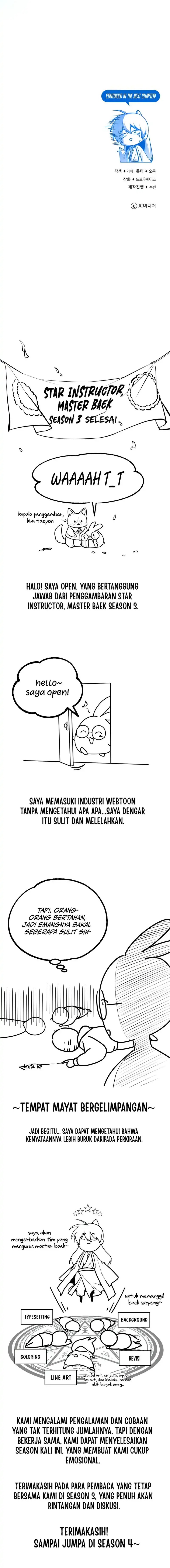 Number One Star Instructor Master Baek Chapter 145 Bahasa Indonesia