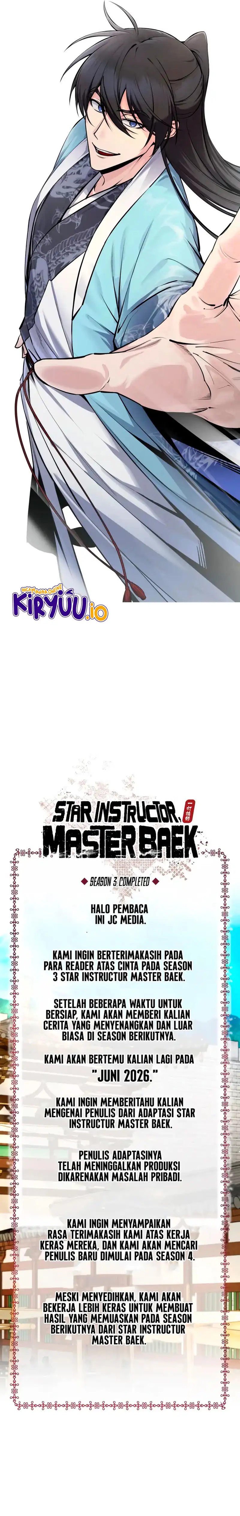 Number One Star Instructor Master Baek Chapter 145 Bahasa Indonesia