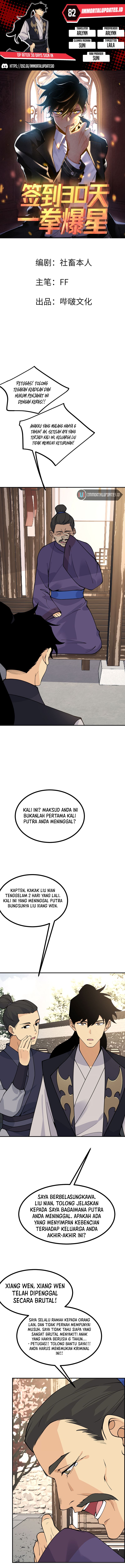 OP After 30 Days Of Sign-In Chapter 82 Bahasa Indonesia