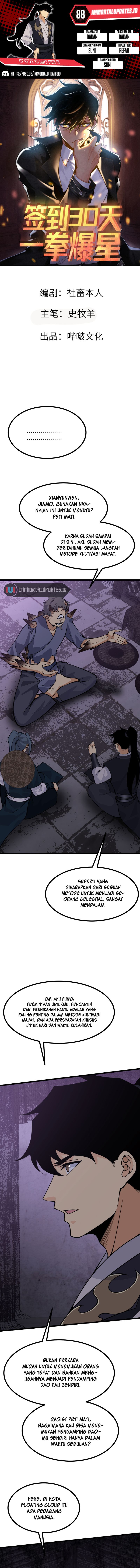OP After 30 Days Of Sign-In Chapter 88 Bahasa Indonesia