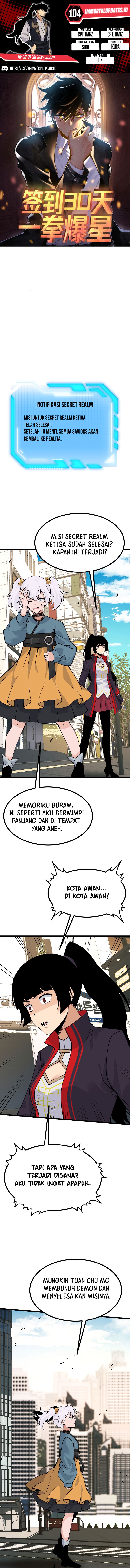 OP After 30 Days Of Sign-In Chapter 104 Bahasa Indonesia