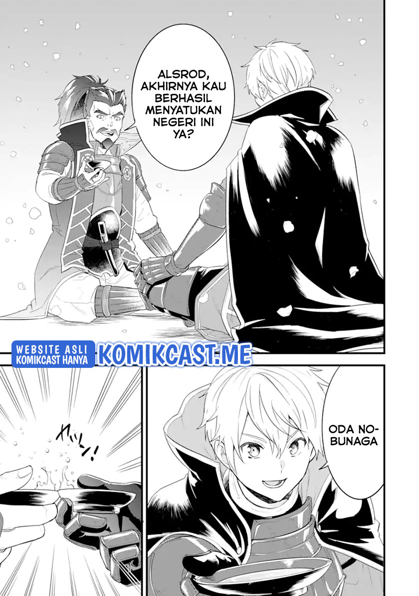 Oda Nobunaga to Iu Nazo no Shokugyo ga Mahou Kenshi yori Cheat Dattanode, Oukoku wo Tsukuru Koto ni Shimashita Chapter 42.1 Bahasa Indonesia