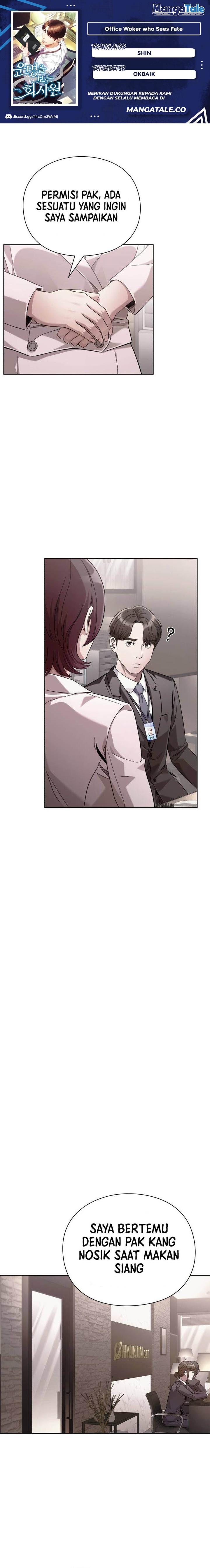 Office Worker Who Sees Fate Chapter 43 Bahasa Indonesia