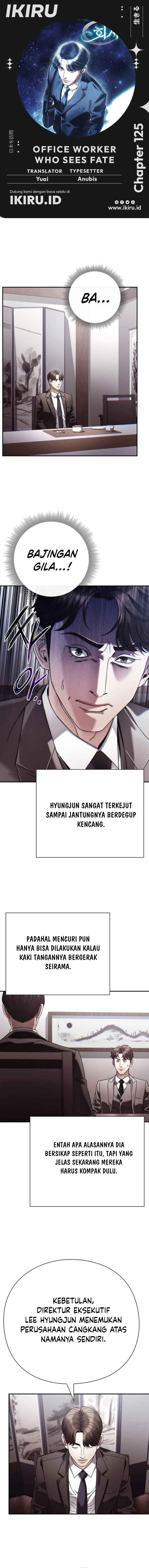Office Worker Who Sees Fate Chapter 125 Bahasa Indonesia