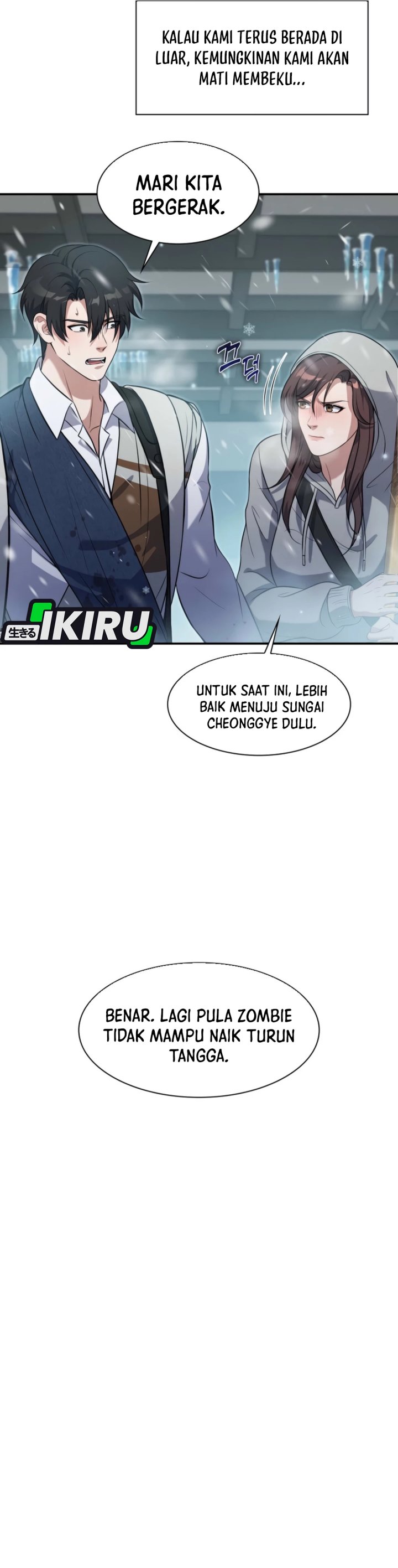 Office Worker in the Ice Age Apocalypse Chapter 13 Bahasa Indonesia