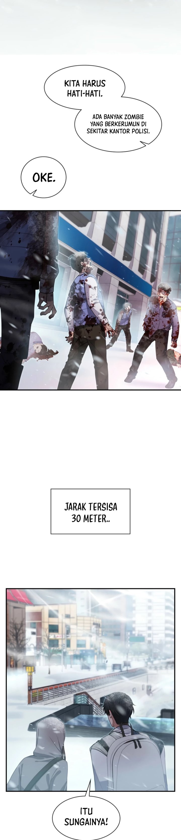 Office Worker in the Ice Age Apocalypse Chapter 13 Bahasa Indonesia