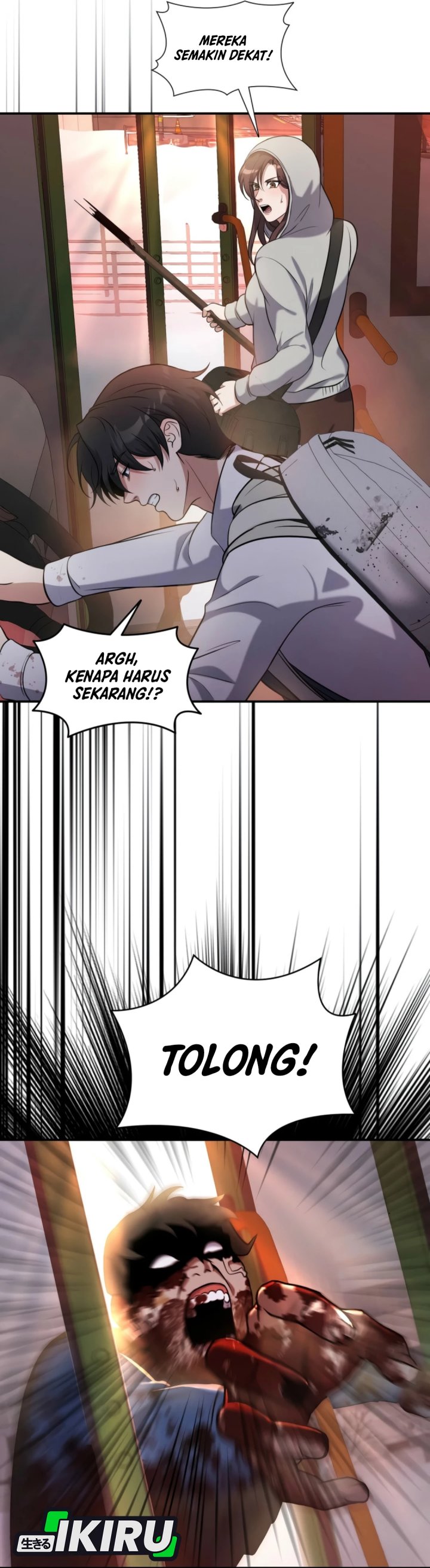 Office Worker in the Ice Age Apocalypse Chapter 13 Bahasa Indonesia