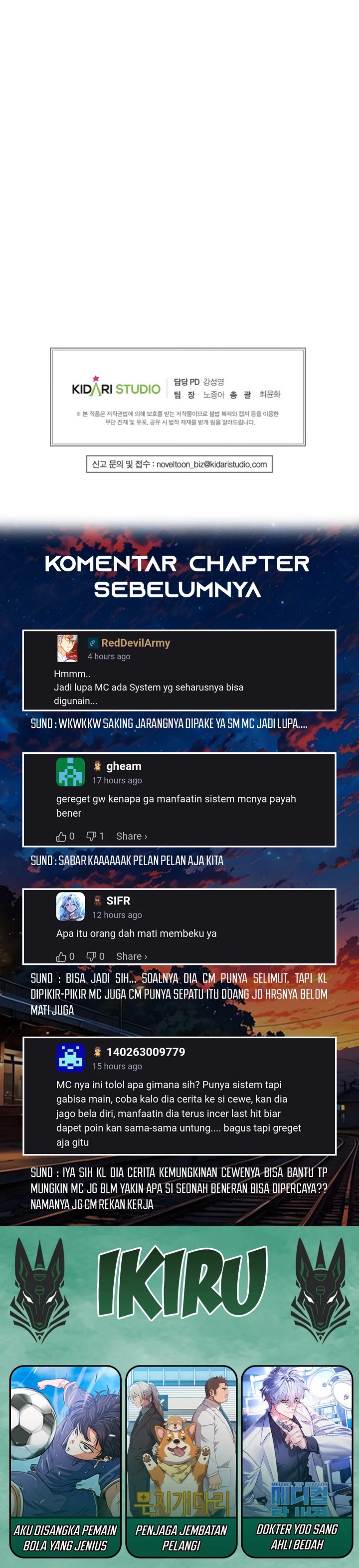 Office Worker in the Ice Age Apocalypse Chapter 13 Bahasa Indonesia