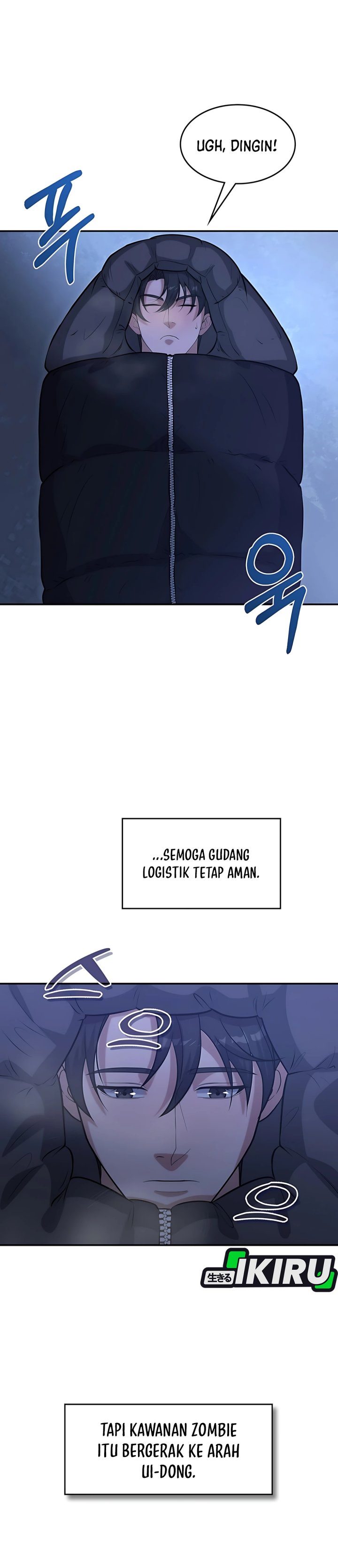 Office Worker in the Ice Age Apocalypse Chapter 26 Bahasa Indonesia