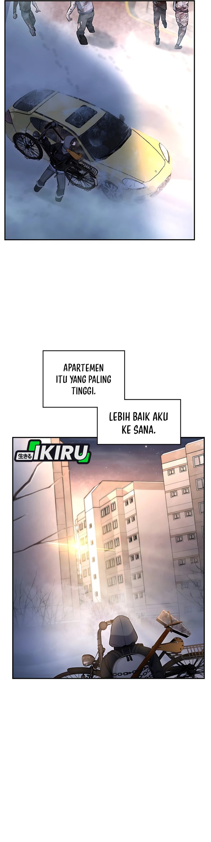 Office Worker in the Ice Age Apocalypse Chapter 26 Bahasa Indonesia