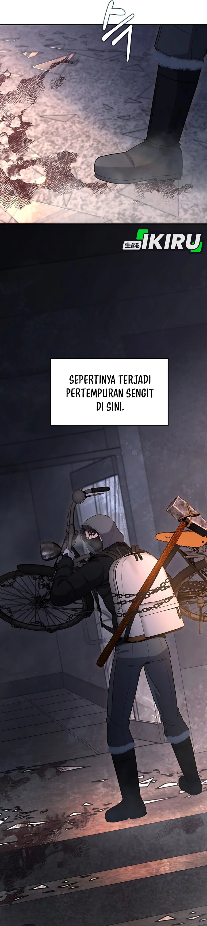 Office Worker in the Ice Age Apocalypse Chapter 26 Bahasa Indonesia