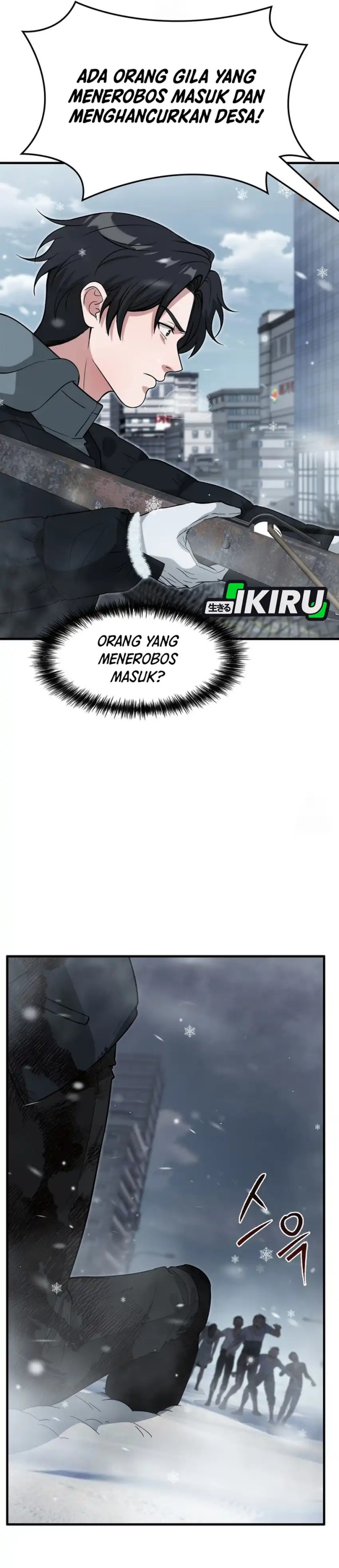 Office Worker in the Ice Age Apocalypse Chapter 38 Bahasa Indonesia