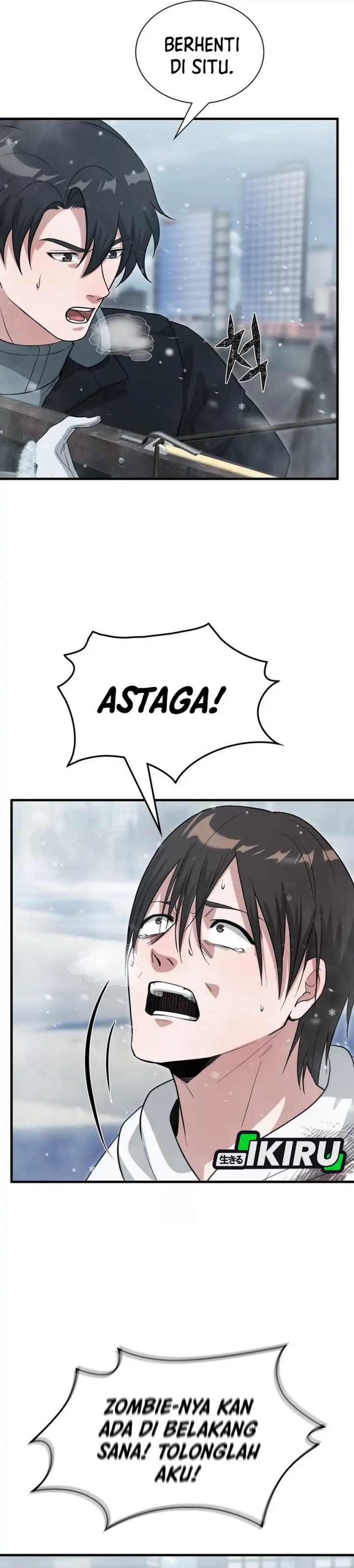 Office Worker in the Ice Age Apocalypse Chapter 38 Bahasa Indonesia