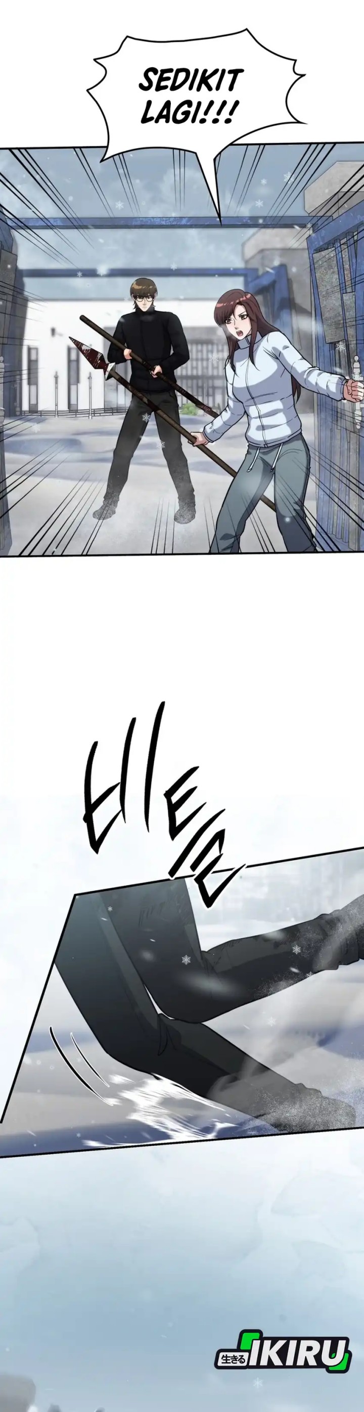 Office Worker in the Ice Age Apocalypse Chapter 38 Bahasa Indonesia