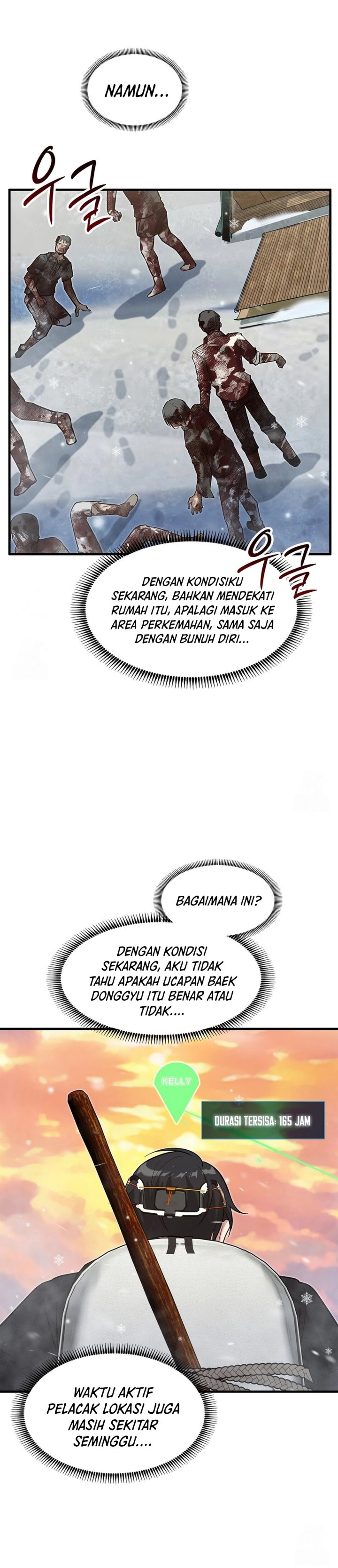 Office Worker in the Ice Age Apocalypse Chapter 40 Bahasa Indonesia