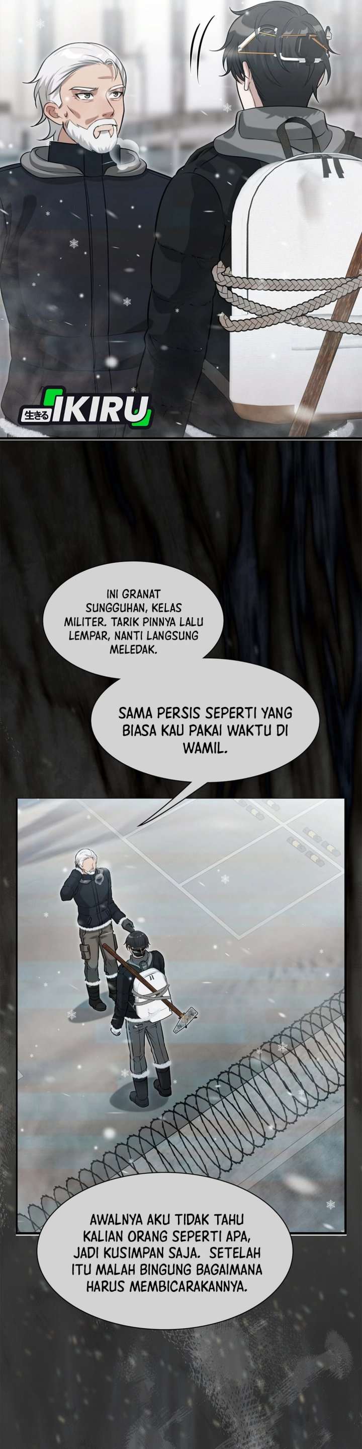 Office Worker in the Ice Age Apocalypse Chapter 40 Bahasa Indonesia