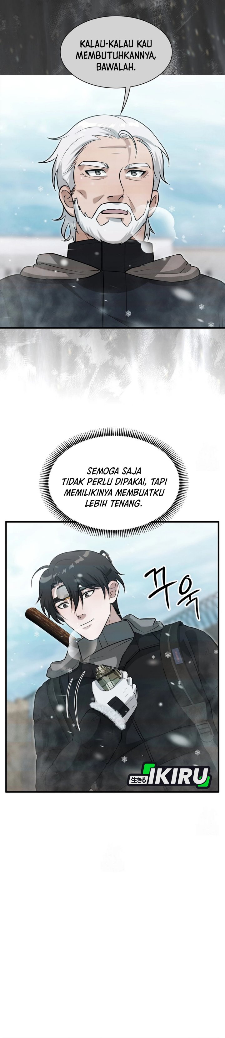 Office Worker in the Ice Age Apocalypse Chapter 40 Bahasa Indonesia