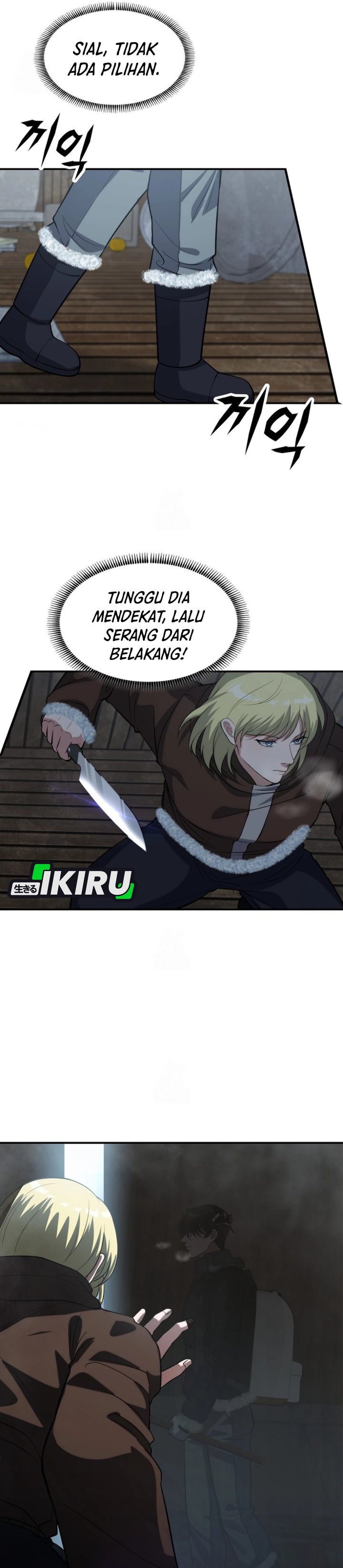 Office Worker in the Ice Age Apocalypse Chapter 40 Bahasa Indonesia