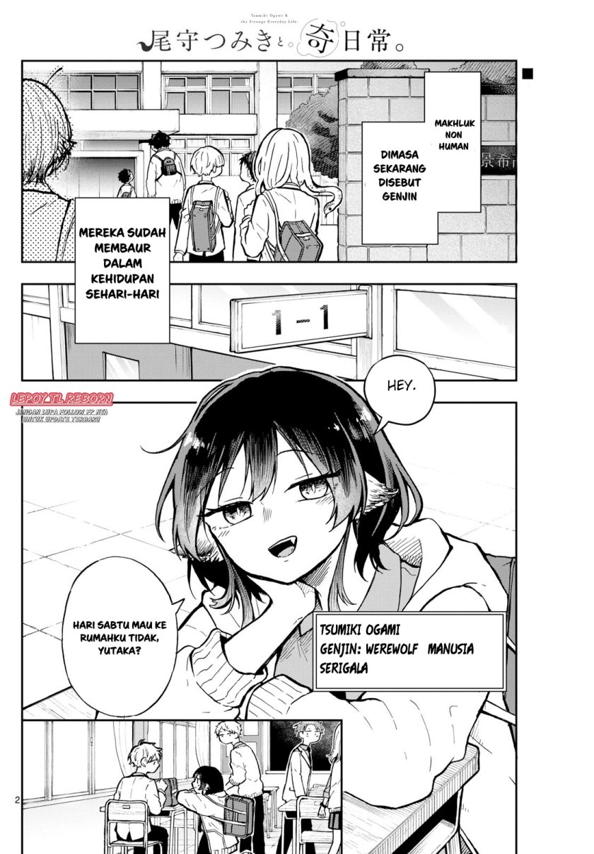 Ogami Tsumiki to Kinichijou. Chapter 02 Bahasa Indonesia