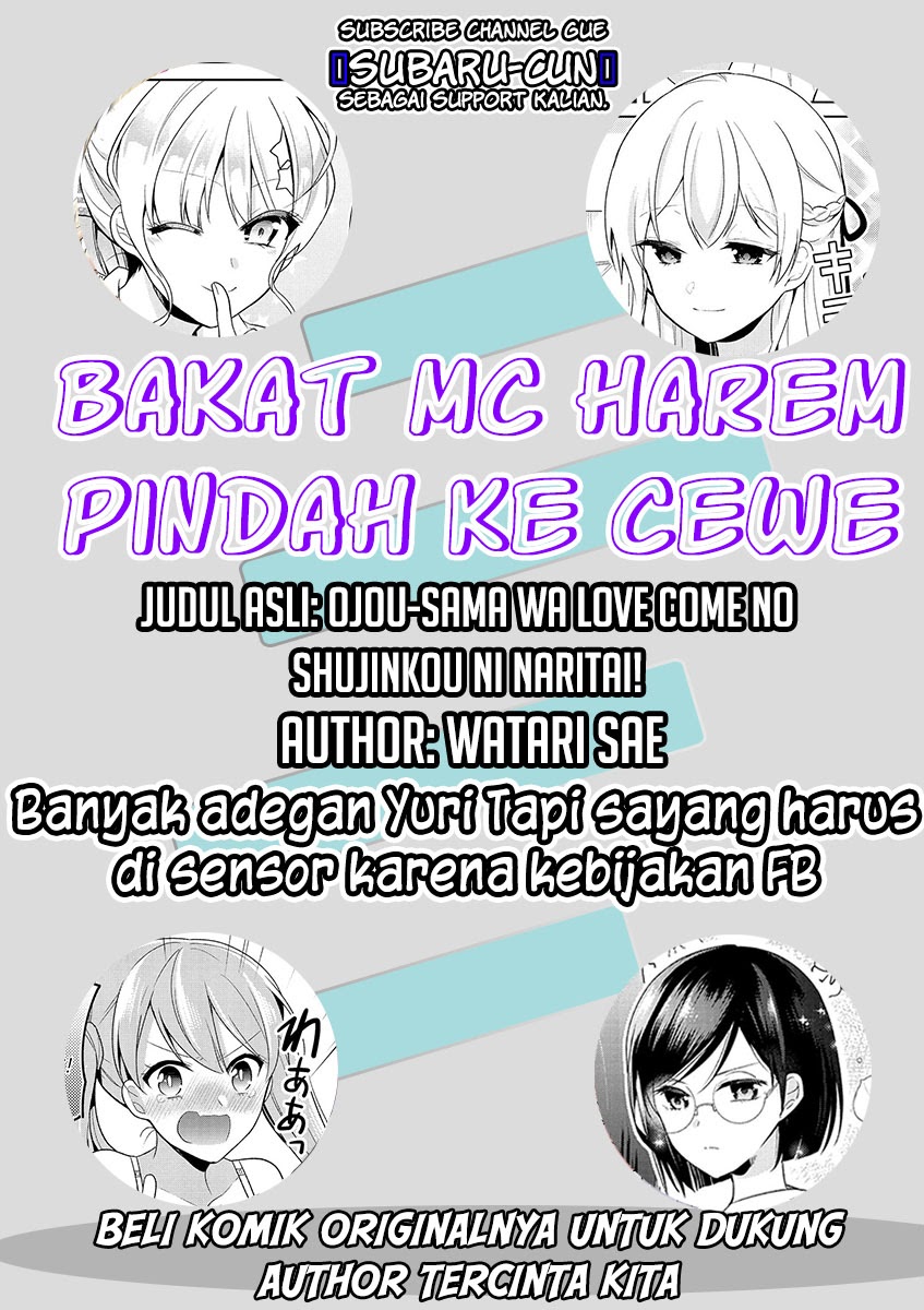 Ojou-sama wa Love Come no Shujinkou ni naritai! Chapter 05 Bahasa Indonesia