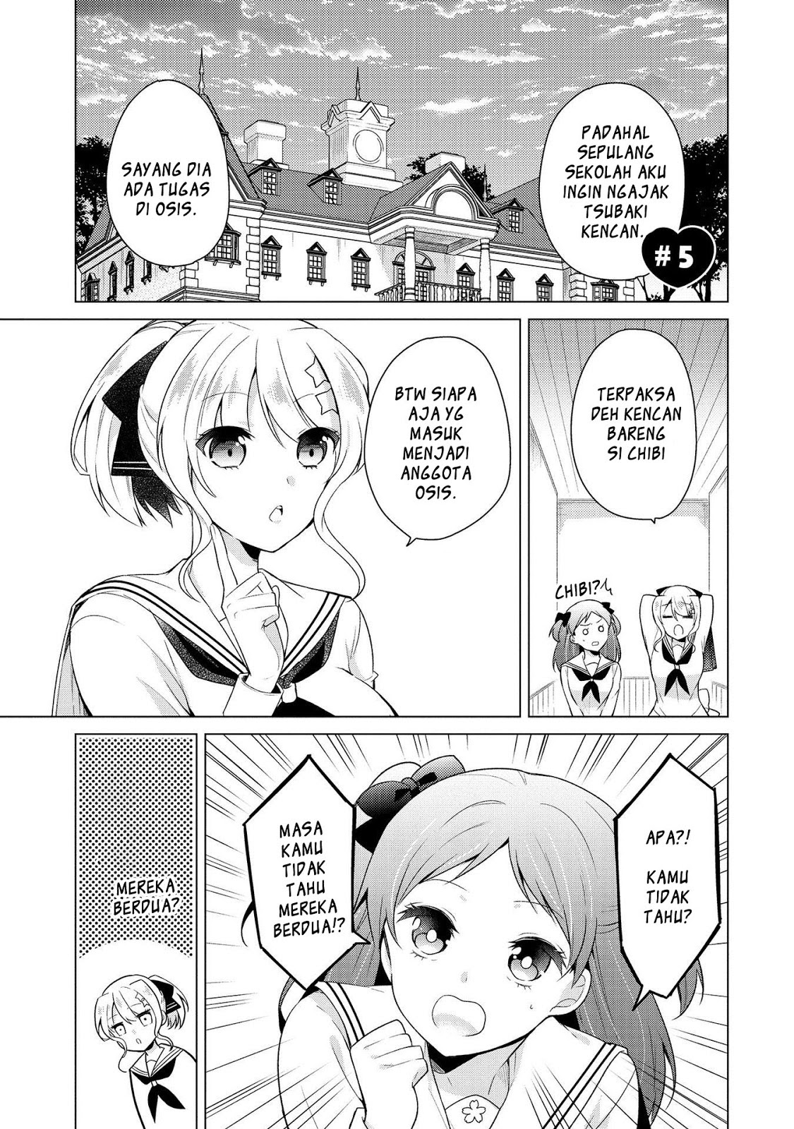 Ojou-sama wa Love Come no Shujinkou ni naritai! Chapter 05 Bahasa Indonesia