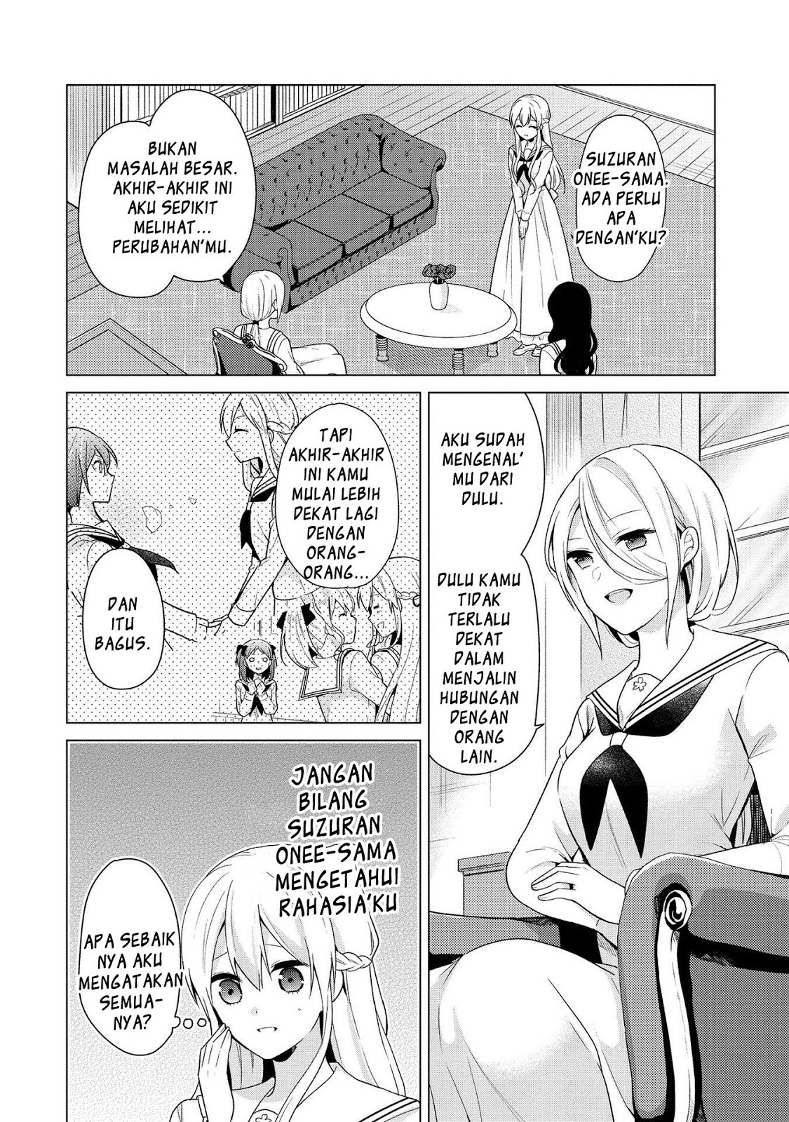 Ojou-sama wa Love Come no Shujinkou ni naritai! Chapter 05 Bahasa Indonesia
