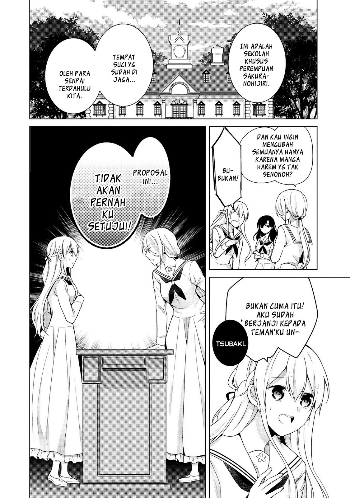 Ojou-sama wa Love Come no Shujinkou ni naritai! Chapter 05 Bahasa Indonesia