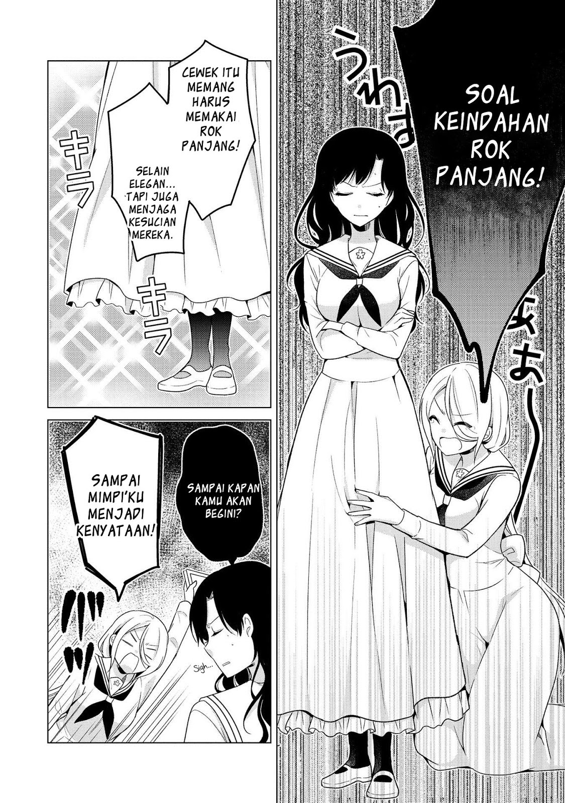 Ojou-sama wa Love Come no Shujinkou ni naritai! Chapter 05 Bahasa Indonesia