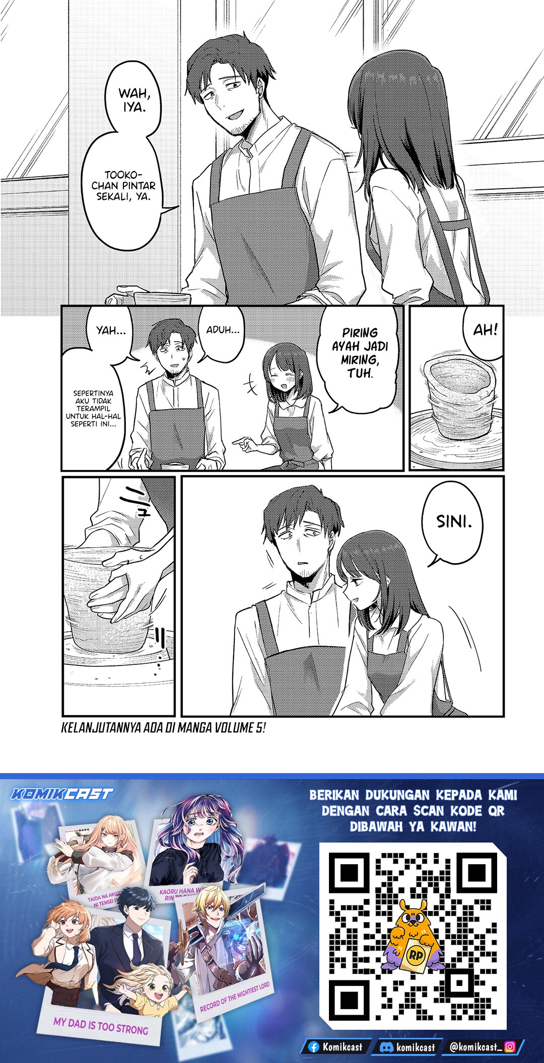 Okaeri, Papa Chapter 33.5 Bahasa Indonesia