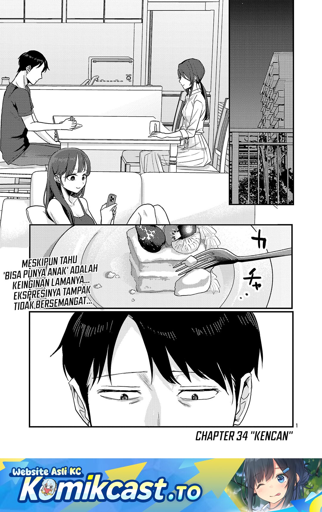 Okaeri, Papa Chapter 34 Bahasa Indonesia