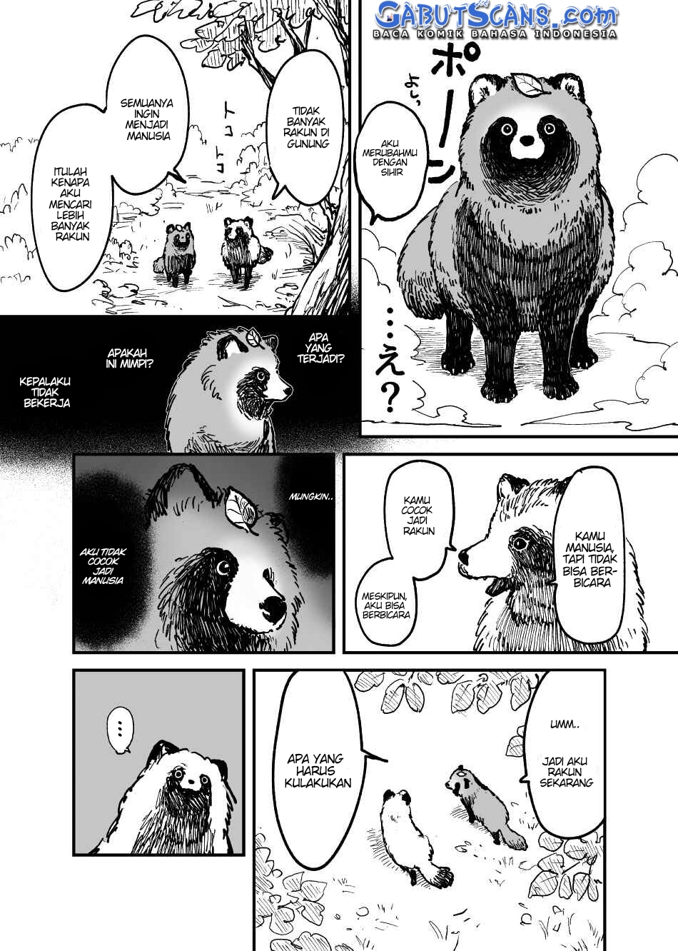 Omae, Tanuki ni Naranee ka? Chapter 01 Bahasa Indonesia