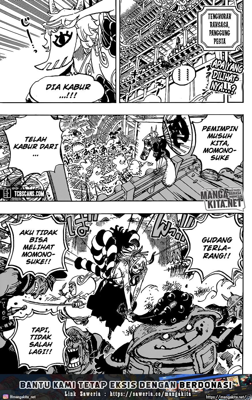 One Piece Chapter 1006 HQ Bahasa Indonesia