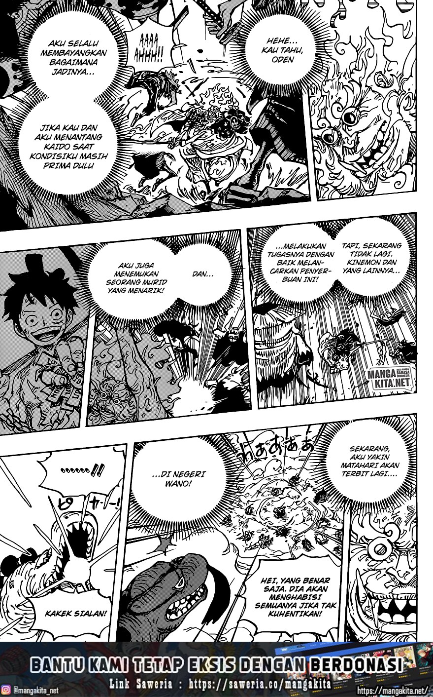 One Piece Chapter 1006 HQ Bahasa Indonesia