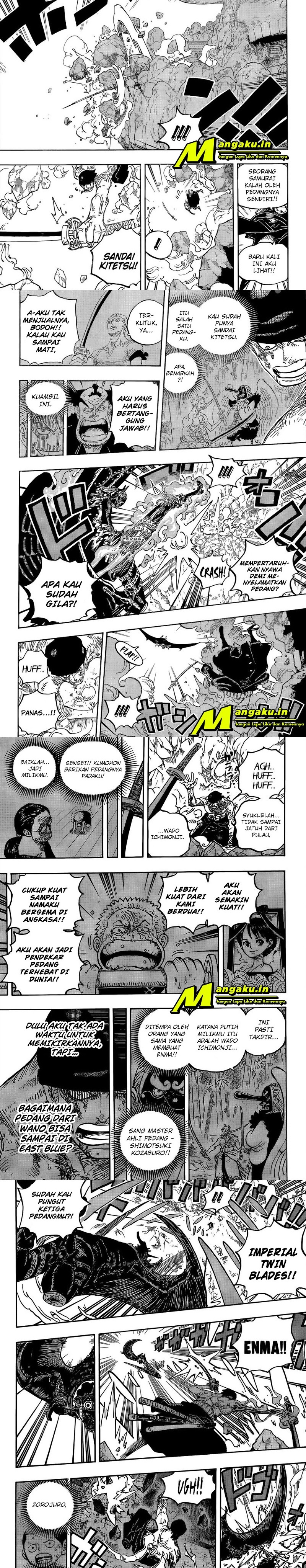 One Piece Chapter 1033 HQ Bahasa Indonesia