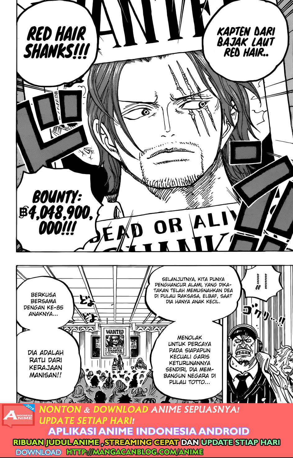 One Piece Chapter 957 Bahasa Indonesia