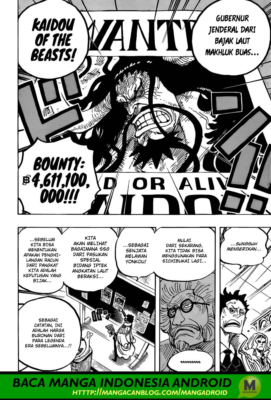 One Piece Chapter 957 Bahasa Indonesia