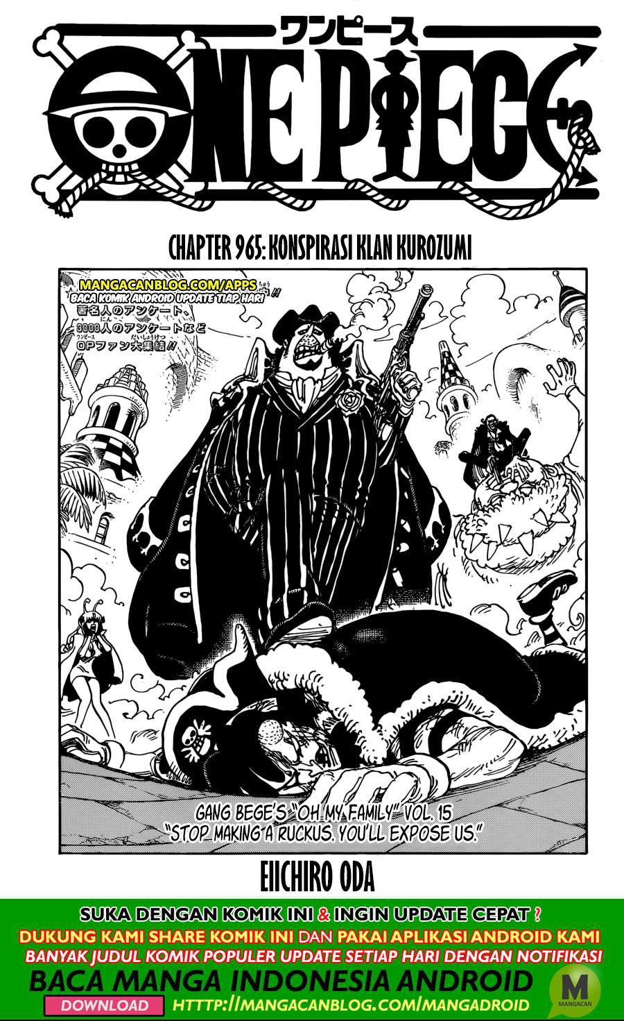 One Piece Chapter 965 Bahasa Indonesia
